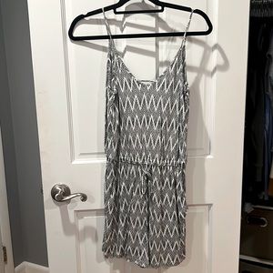 Black and White patterned Romper. Size XS.